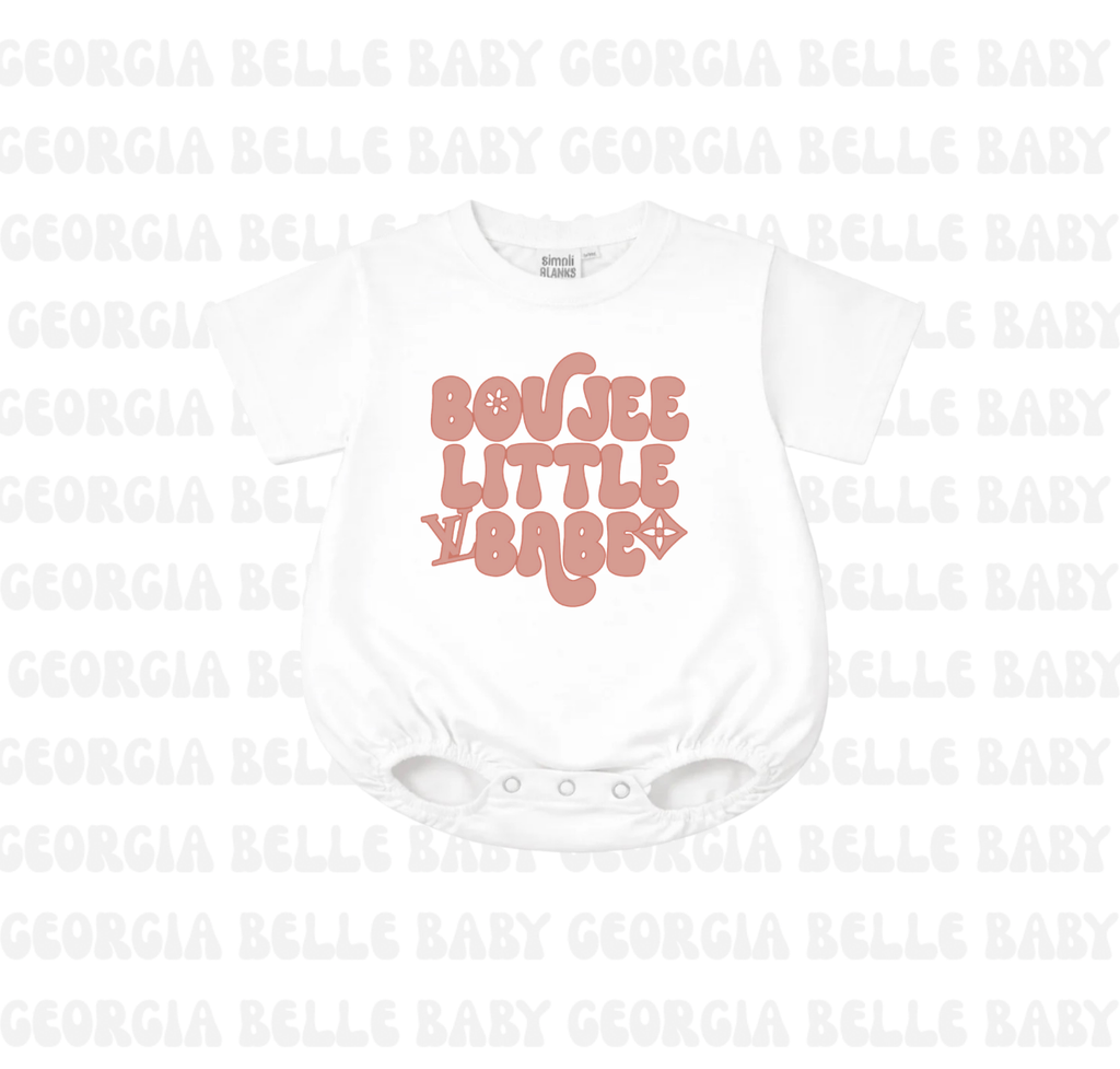 Boujee Little Babe Peach