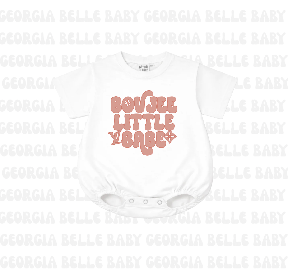 Boujee Little Babe Peach