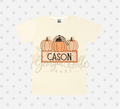 Boy Pumpkin Nameplate