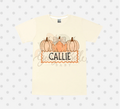 Girl Pumpkin Nameplate