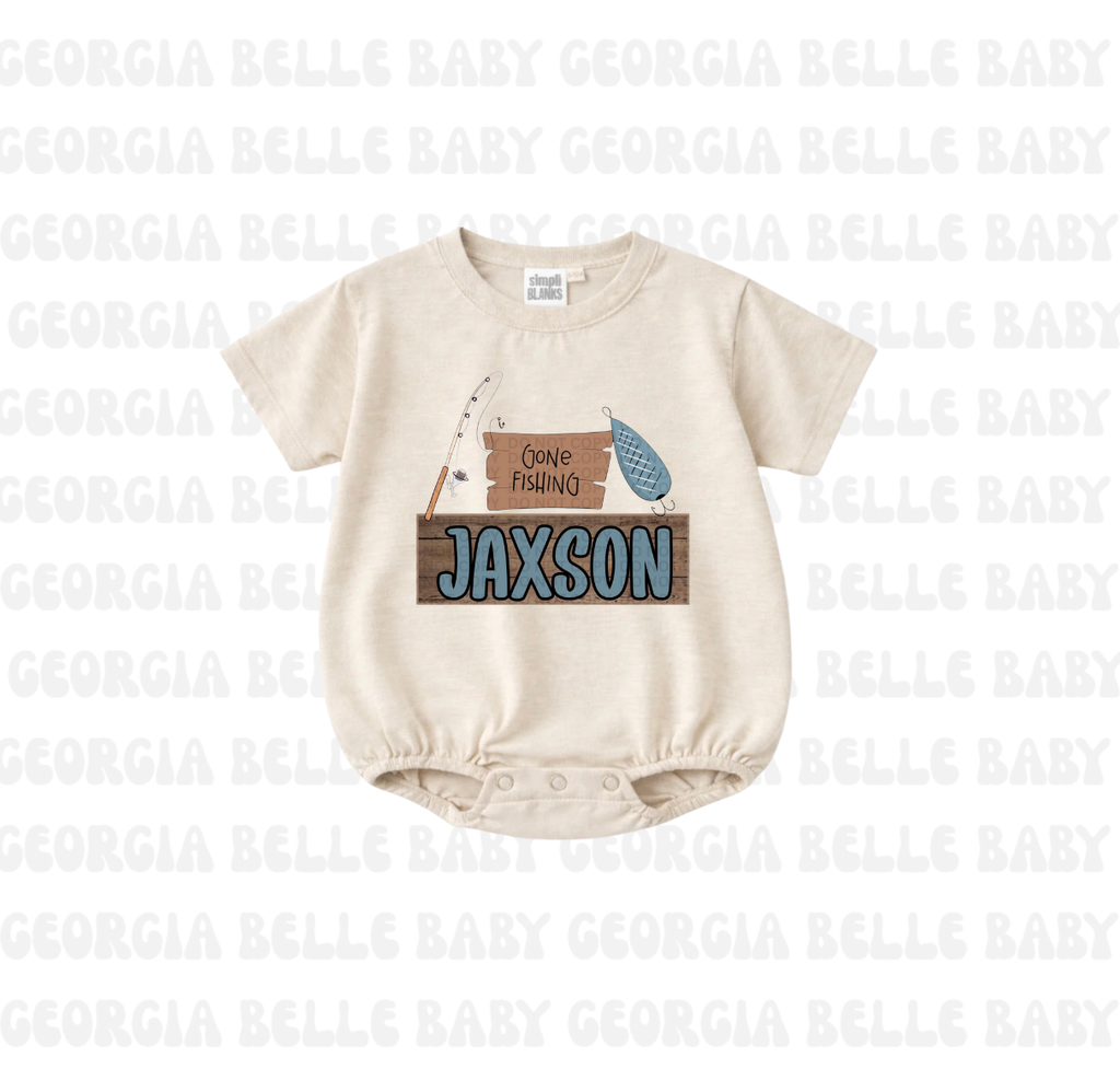 Gone Fishing Nameplate