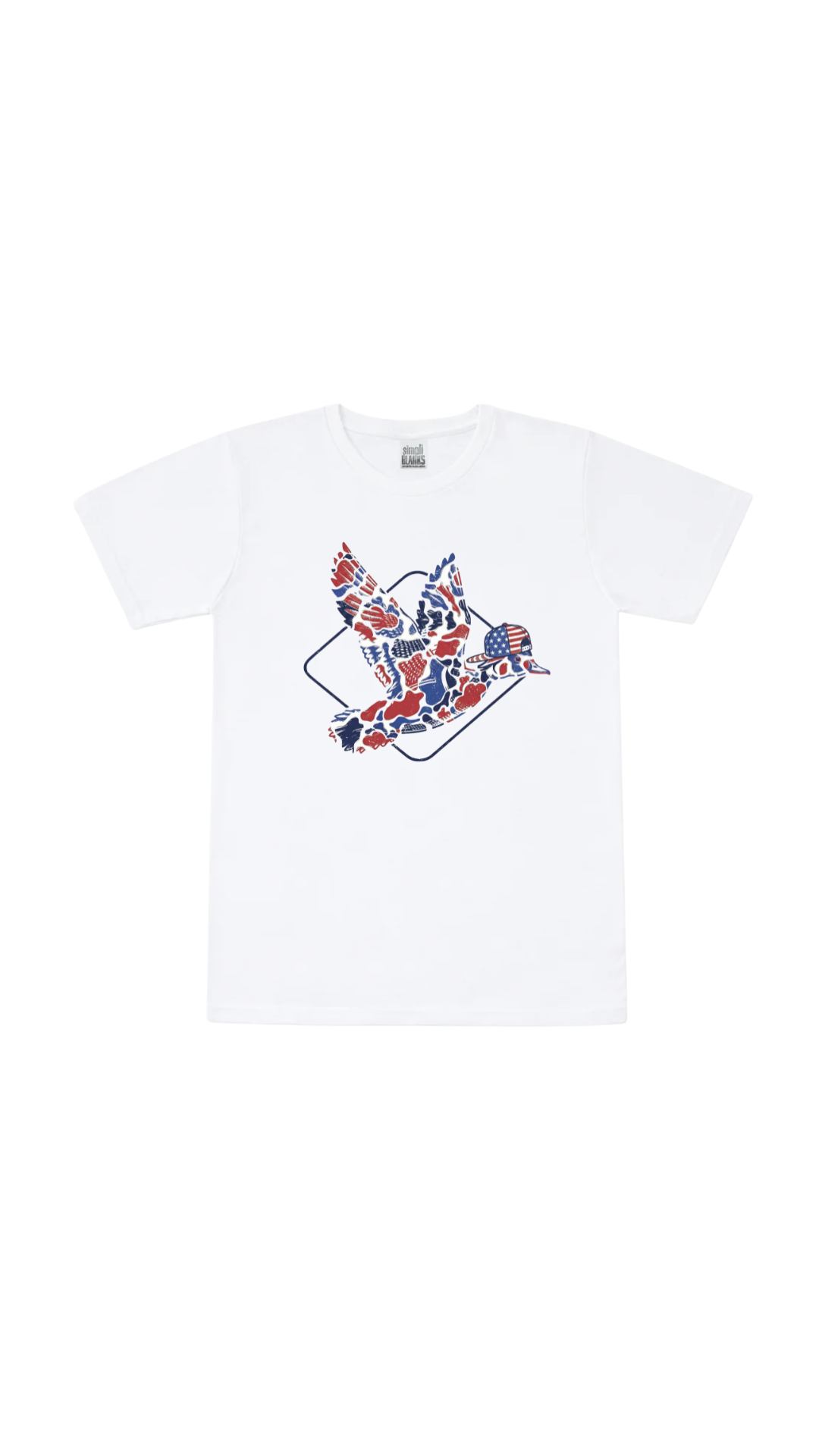 Red White Blue Duck