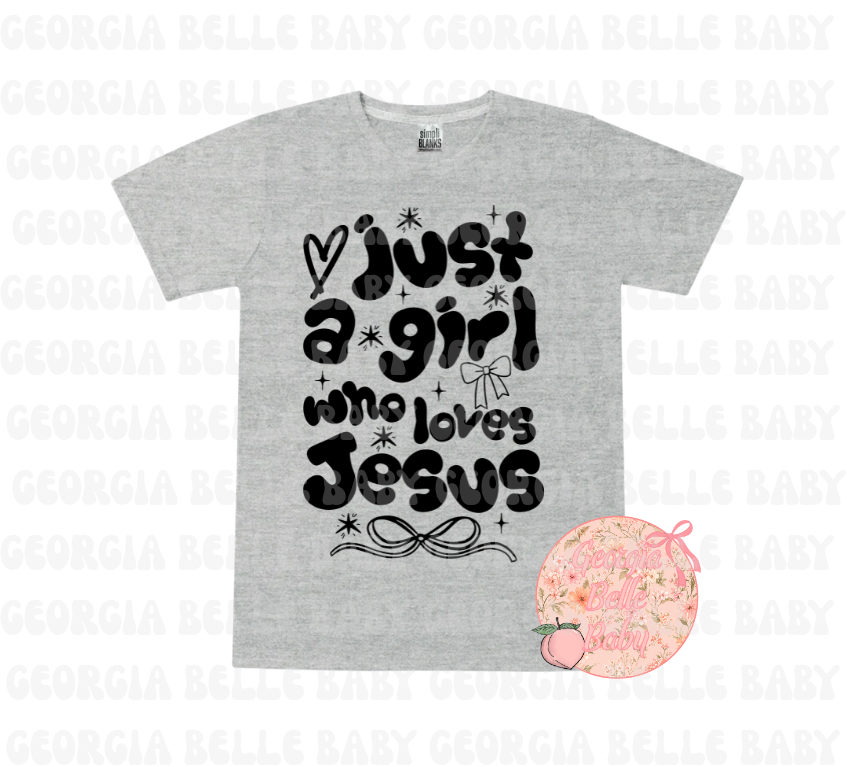 Girl who loves Jesus Black