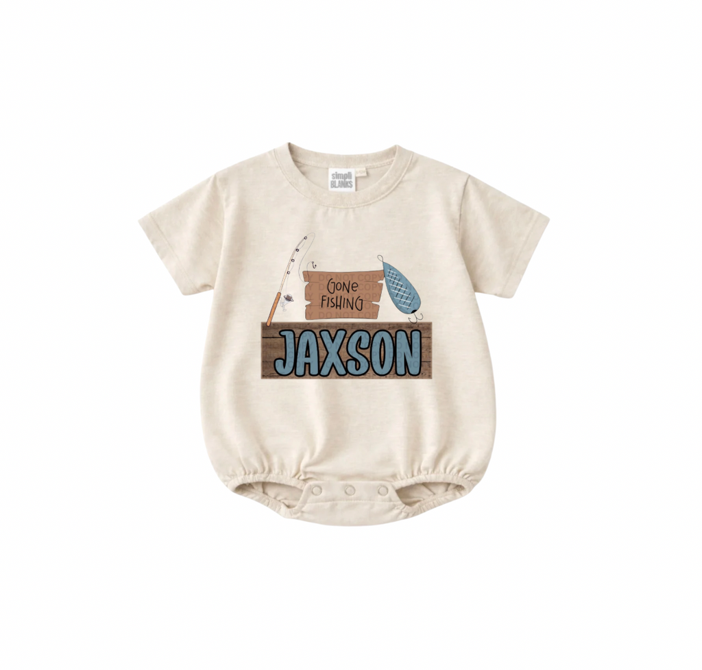 Gone Fishing Nameplate
