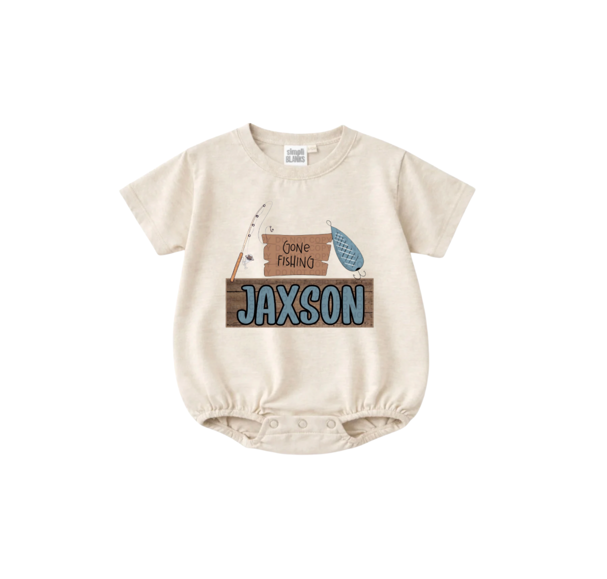Gone Fishing Nameplate